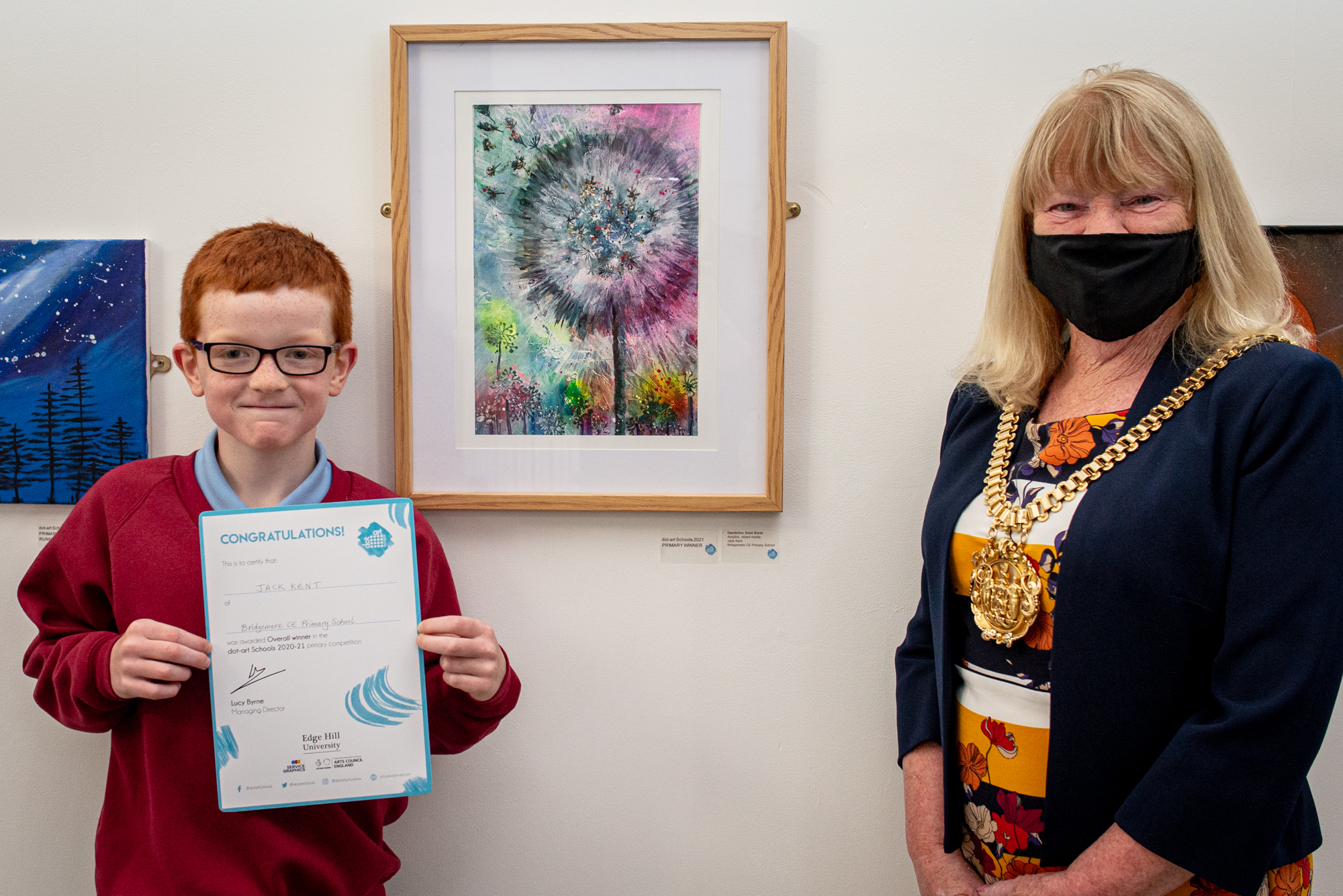 dot-art-Schools-2021-overall-primary-winner-Jack-Kent-of-Bridgemere-Primary-with-Lord-Mayor-of-Liverpool